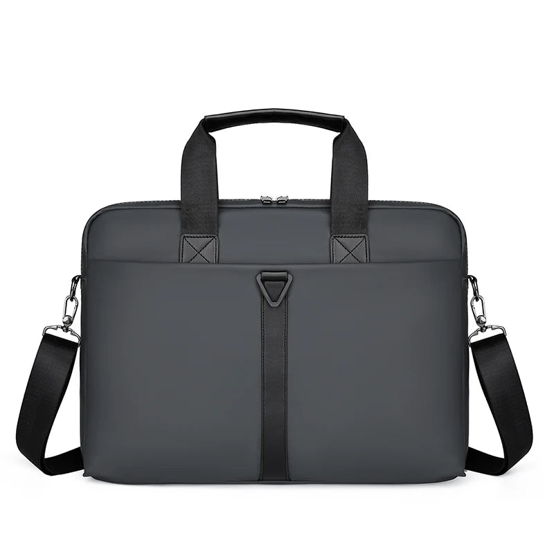JMT-167050 Elegant Slim Rolling Laptop Bag for 14-15.6 Inch Laptops in Faux Vegan PU Leather