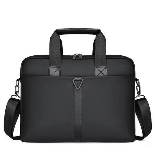 JMT-167050 Elegant Slim Rolling Laptop Bag for 14-15.6 Inch Laptops in Faux Vegan PU Leather
