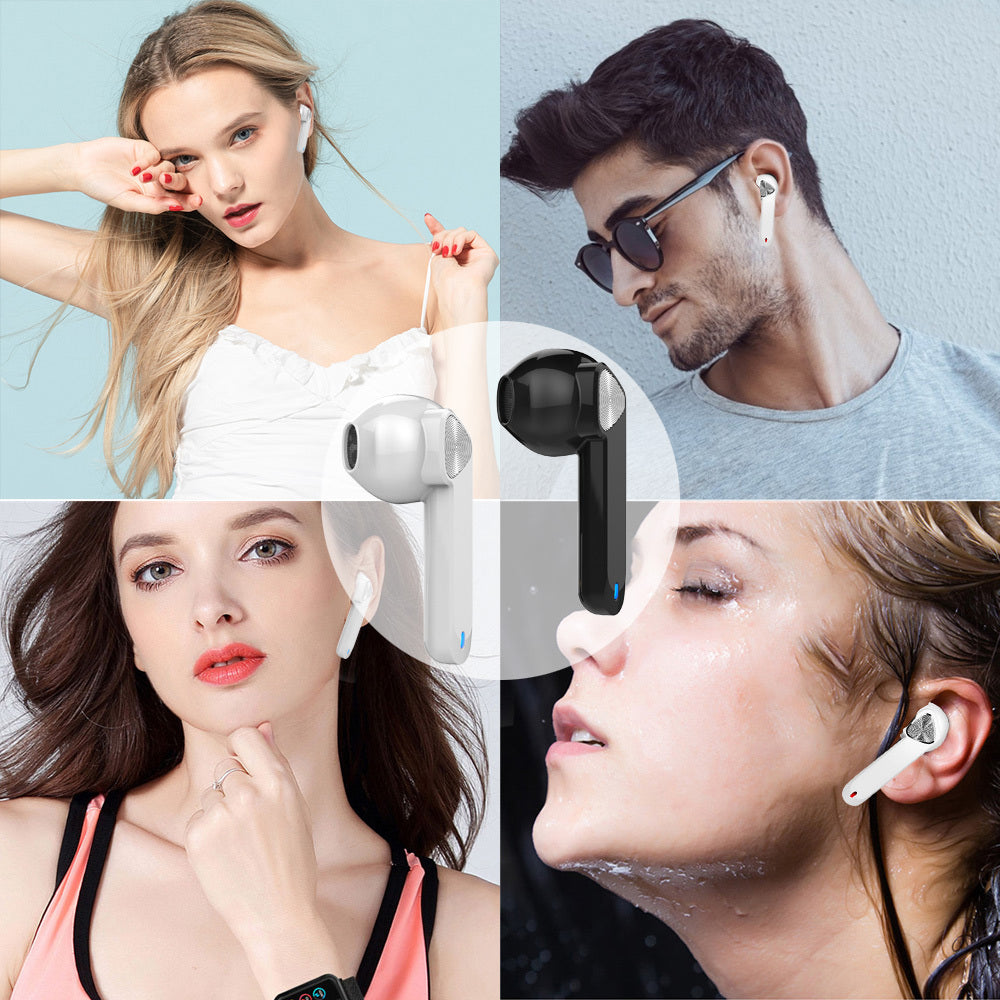 JMT-167050 Wireless Bluetooth Headset with Stereo Sound, Multi-Point Connection, and Call Function