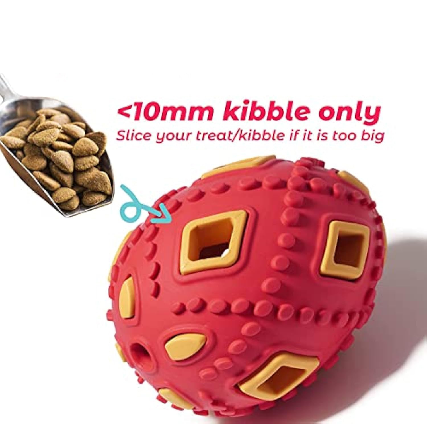 JMT-167370 Interactive Egg-Shaped Puppy Teething Chew Toy with Treat Dispenser