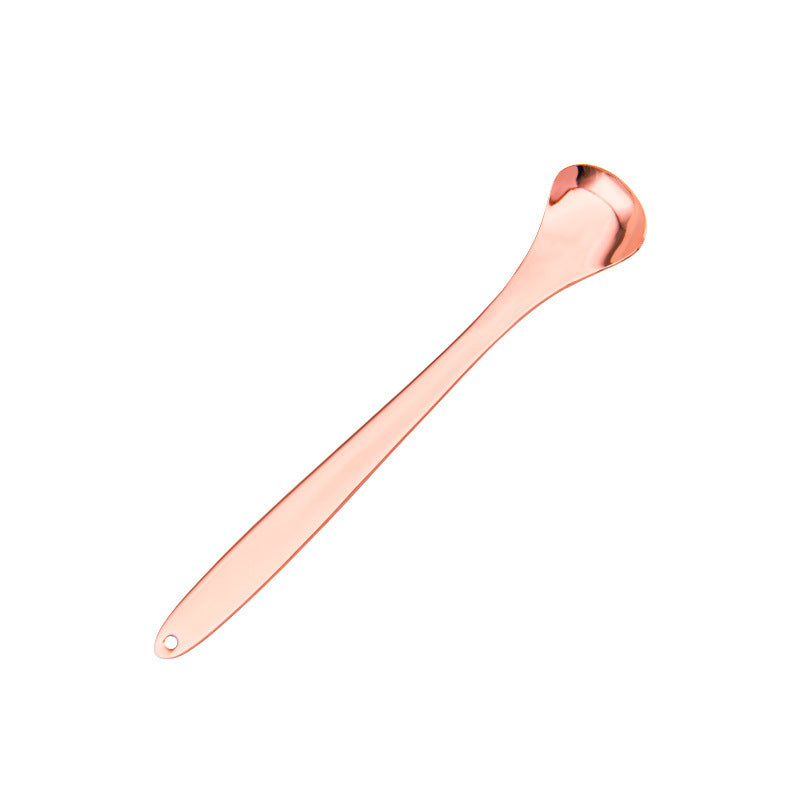 JMT-167370 Rose Gold and Silver Tongue Cleaner - Oral Hygiene Beauty Tool