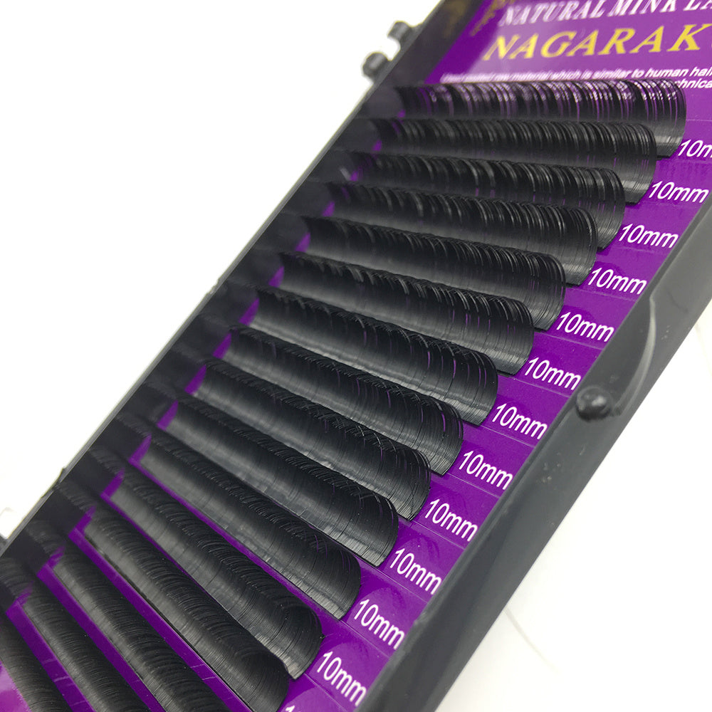 JMT-167498 Natural Look Single Round 0.07 Thick Grafted Synthetic Eyelashes - Length 1cm-1.5cm, 1000 Pairs