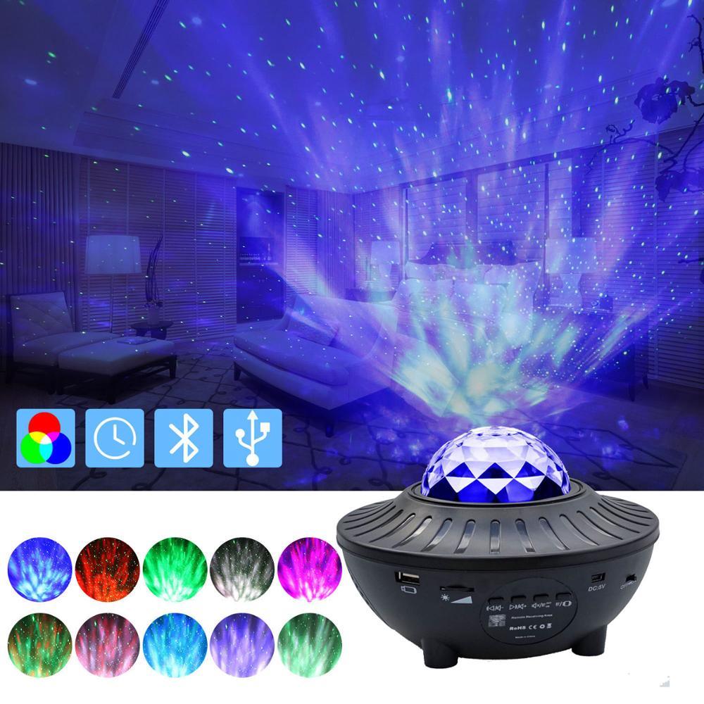 JMT-167562 Starry Sky Bluetooth Music Projector Light with Remote Control and USB Power Supply