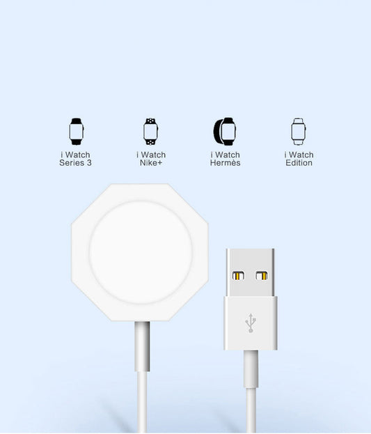 JMT-167562 Wireless Charger for Apple Watch and iPhone – USB Powered, 1000mA Output