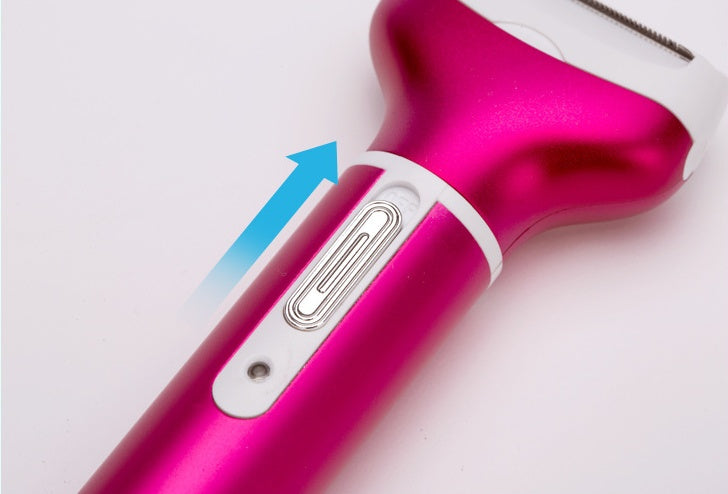 JMT-167626 Rechargeable Electric Epilator for Whole Body Hair Removal, Waterless Cleaning, ABS Material