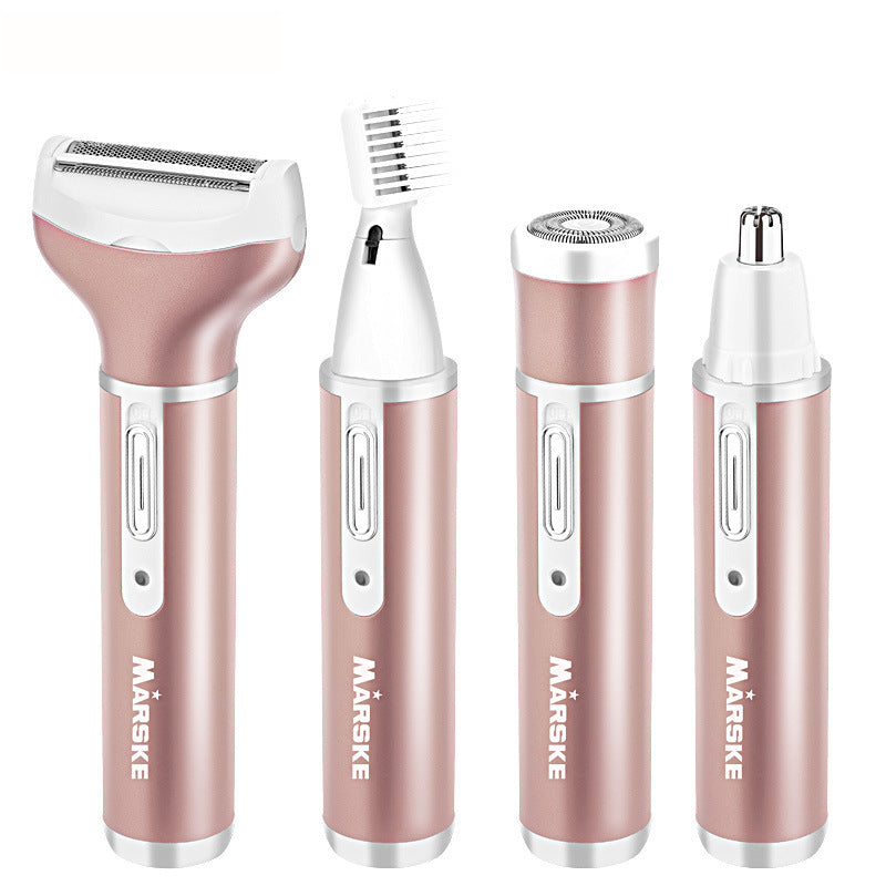 JMT-167626 Rechargeable Electric Epilator for Whole Body Hair Removal, Waterless Cleaning, ABS Material