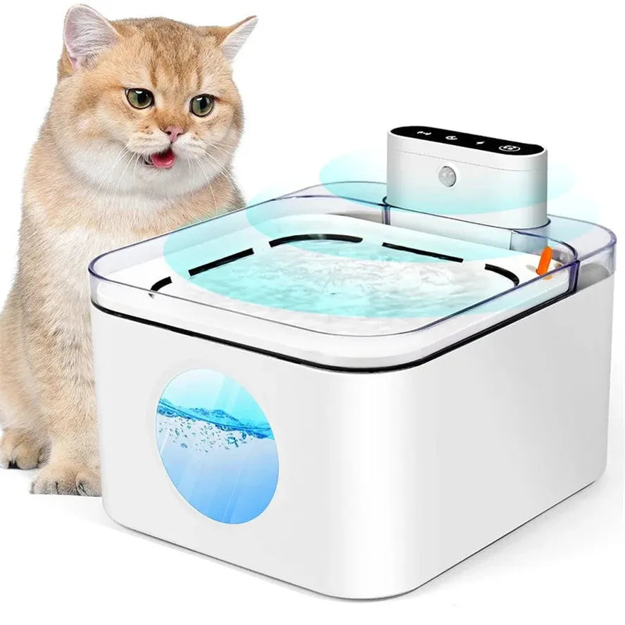 JMT-167754 3L Rechargeable Wireless Pet Water Fountain for Cats and Dogs