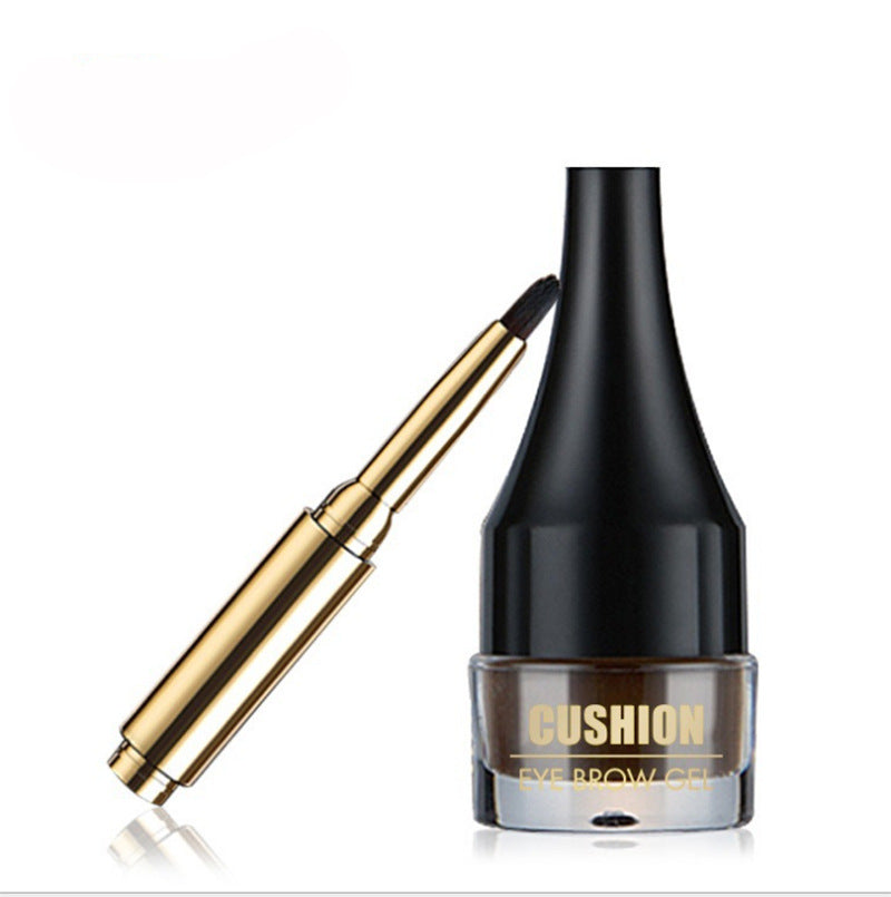JMT-167818 Three-Dimensional Air Cushion Eyebrow Cream in Multicolor - Light Brown, Grey Black, Coffee, Brown Shades