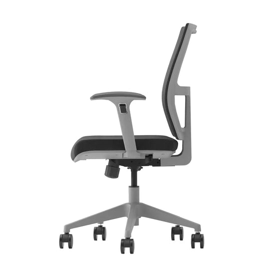 JMT-168138 Ergonomic High-Back Office Chair with Modern Swivel Design and Mesh Fabric Seat