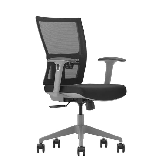 JMT-168138 Ergonomic High-Back Office Chair with Modern Swivel Design and Mesh Fabric Seat