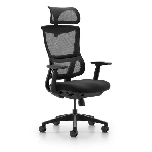 JMT-168138 Modern Ergonomic High Back Fabric Office Chair with Mesh Design and Swivel Features