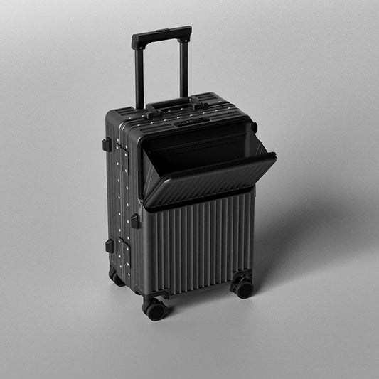 JMT-168266 Lightweight Unisex Retractable Spinner Luggage with Durable Aluminium Frame and TSA Lock for Travel