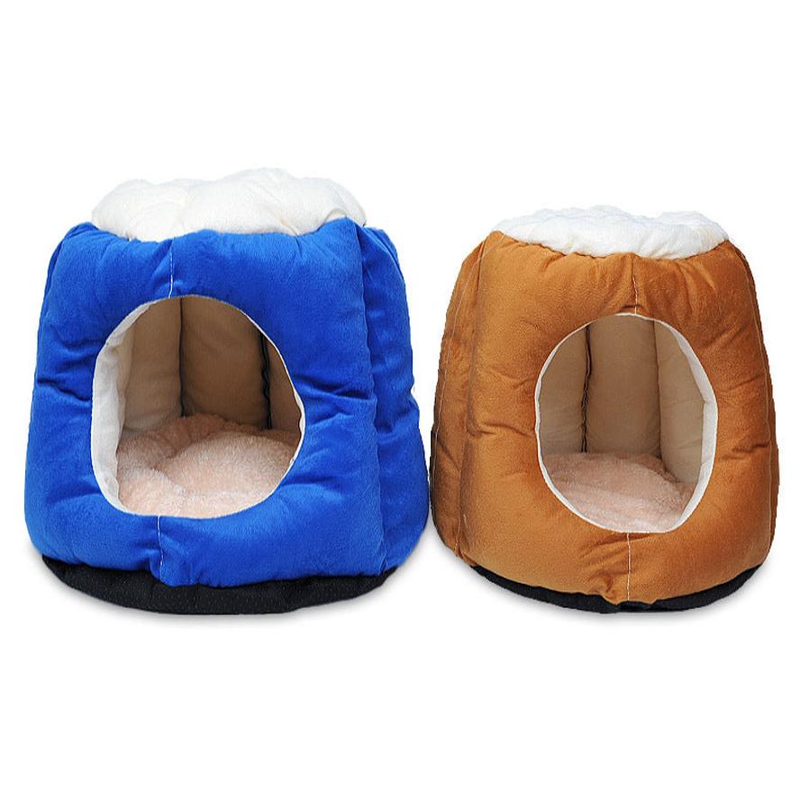 JMT-169546 Cotton Semi-Enclosed Cat Tent Nest - Stylish & Comfortable Pet Bed for Cats