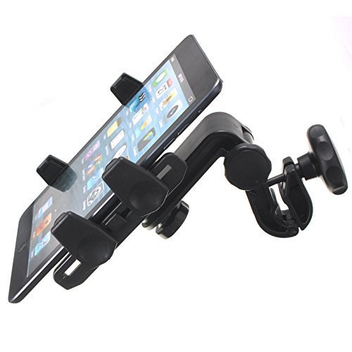 JMT-169546 Rotary Tablet Holder for Car – Compatible with iPad Mini, iPad 2, iPad 3, iPad 4, iPhone 4, iPhone 5 and More