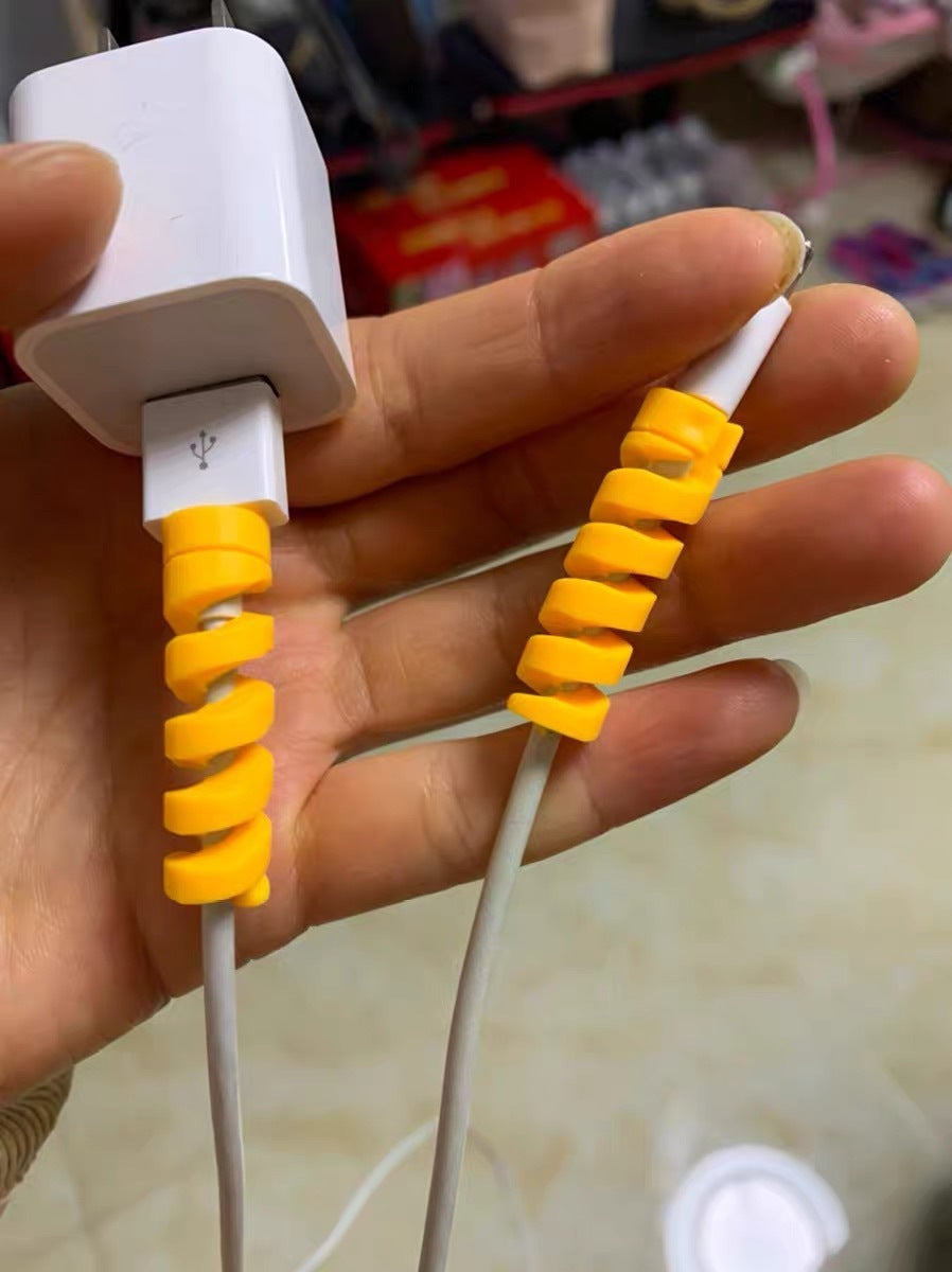 JMT-169866 Data Cable Protective Sleeve - 3cm Plastic Cover in Random Colors