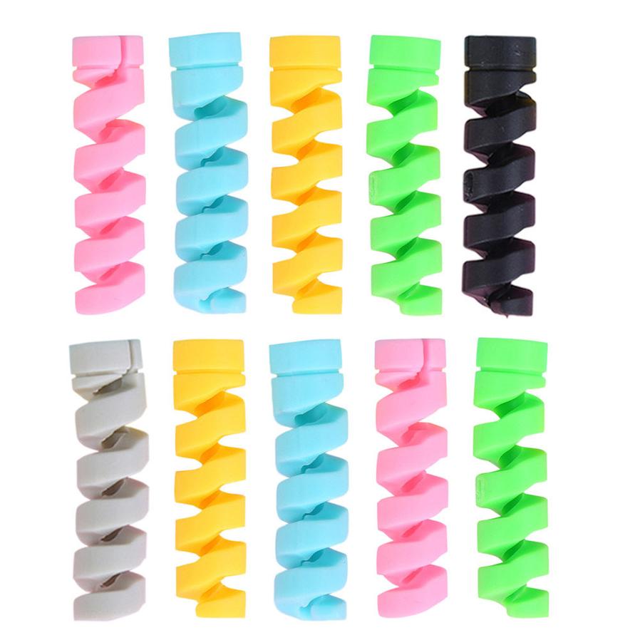 JMT-169866 Data Cable Protective Sleeve - 3cm Plastic Cover in Random Colors