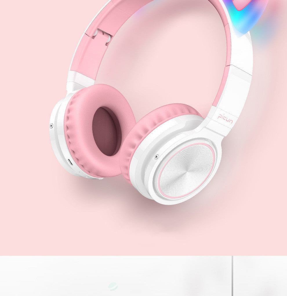 JMT-170186 Luminous Wireless Bluetooth Headset with Built-in Microphone and High-Fidelity Sound Quality