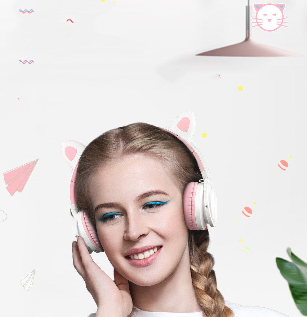 JMT-170186 Luminous Wireless Bluetooth Headset with Built-in Microphone and High-Fidelity Sound Quality