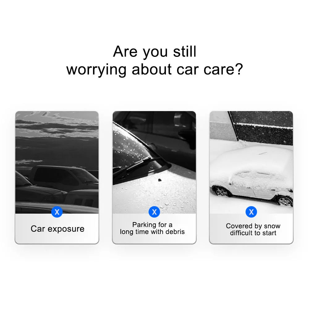 JMT-170314 Waterproof Folding Car Cover with UV Protection for All Vehicle Models