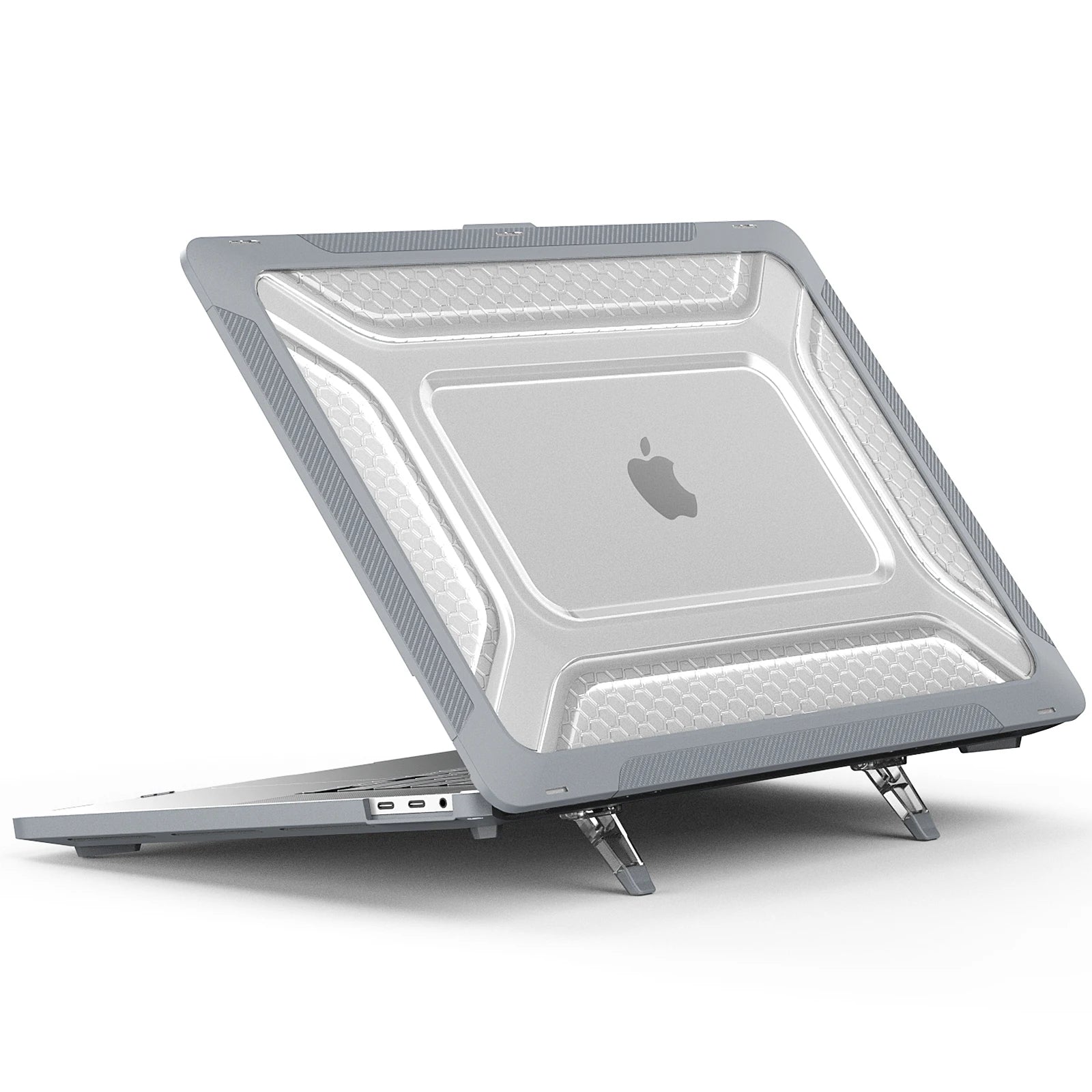 JMT-170506 Foldable Hard Shell Case with Stand for Apple MacBook Pro 16-Inch (2021, A2485, M1 Pro / M1 Max)