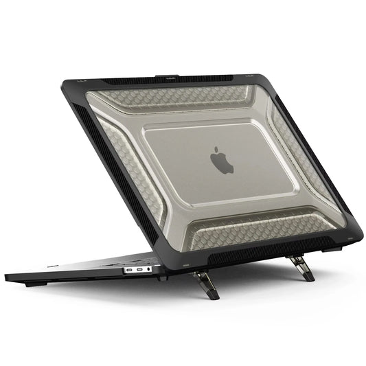 JMT-170506 Foldable Hard Shell Case with Stand for Apple MacBook Pro 16-Inch (2021, A2485, M1 Pro / M1 Max)