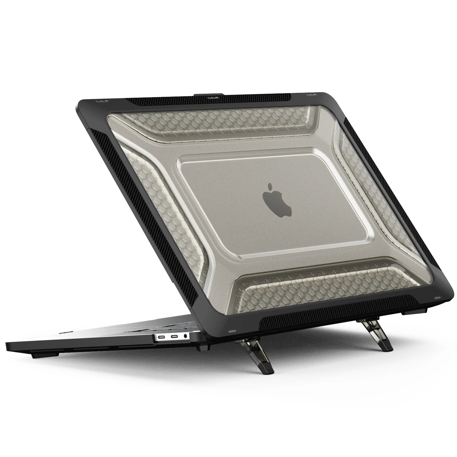 JMT-170506 Foldable Hard Shell Case with Stand for Apple MacBook Pro 16-Inch (2021, A2485, M1 Pro / M1 Max)