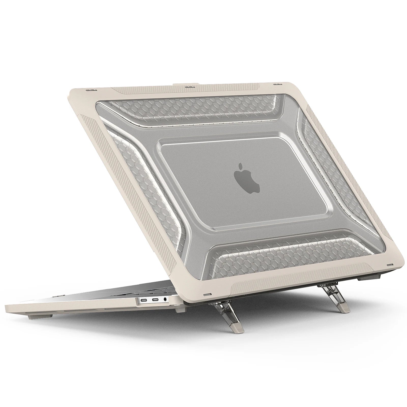 JMT-170506 Foldable Hard Shell Case with Stand for Apple MacBook Pro 16-Inch (2021, A2485, M1 Pro / M1 Max)