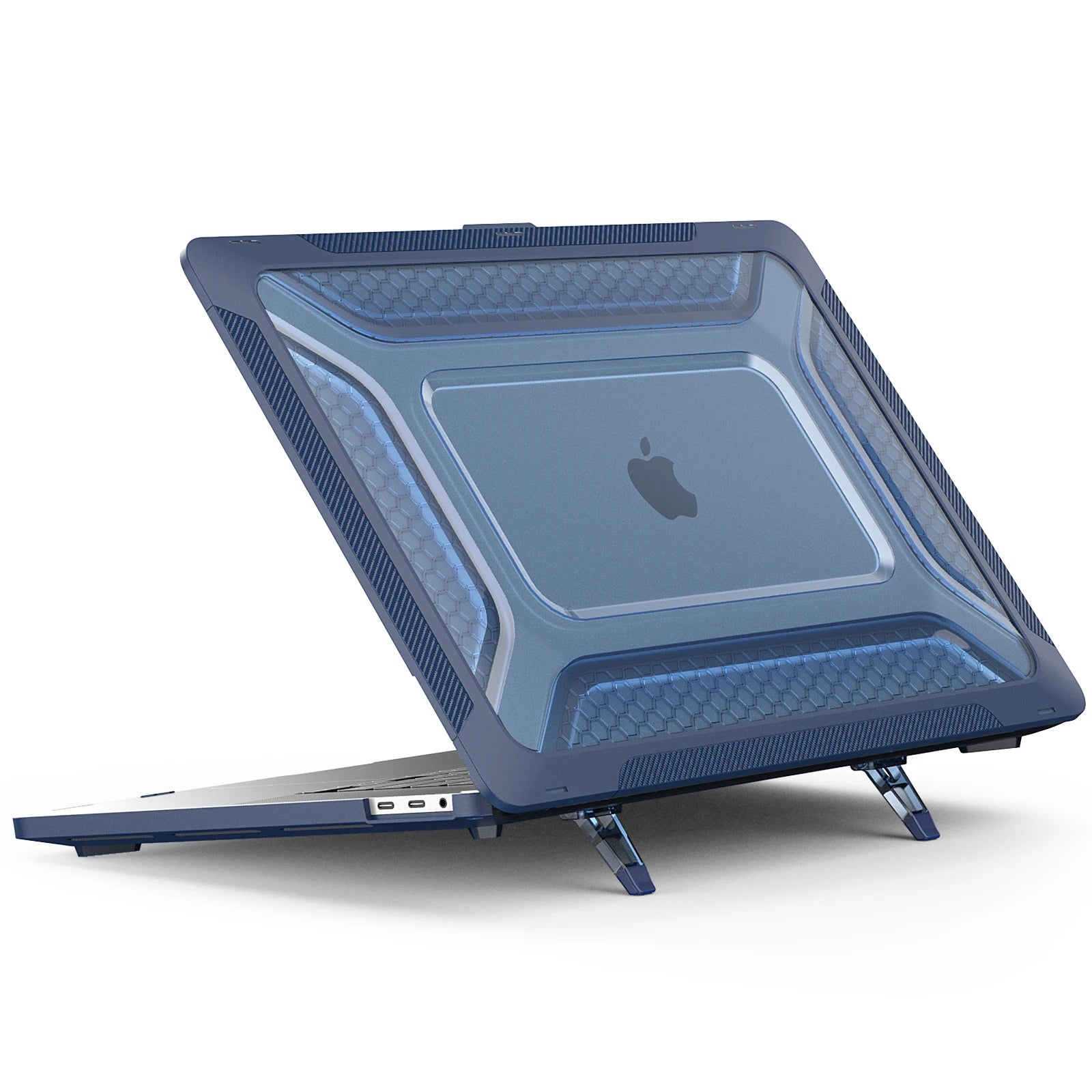JMT-170506 Foldable Hard Shell Case with Stand for Apple MacBook Pro 16-Inch (2021, A2485, M1 Pro / M1 Max)