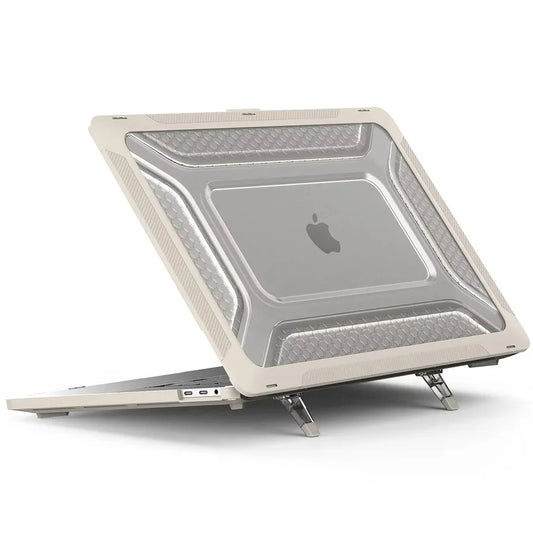 JMT-170506 Foldable Hard Shell Case with Stand for Apple MacBook Pro 16-Inch (2021, A2485, M1 Pro / M1 Max)