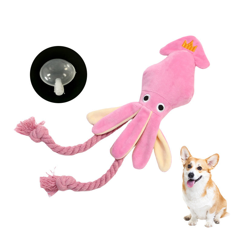 JMT-170506 Plush Sound Octopus Chew Toy for Cats and Small Dogs – Interactive Teething and Playtime Fun