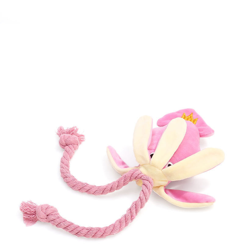 JMT-170506 Plush Sound Octopus Chew Toy for Cats and Small Dogs – Interactive Teething and Playtime Fun