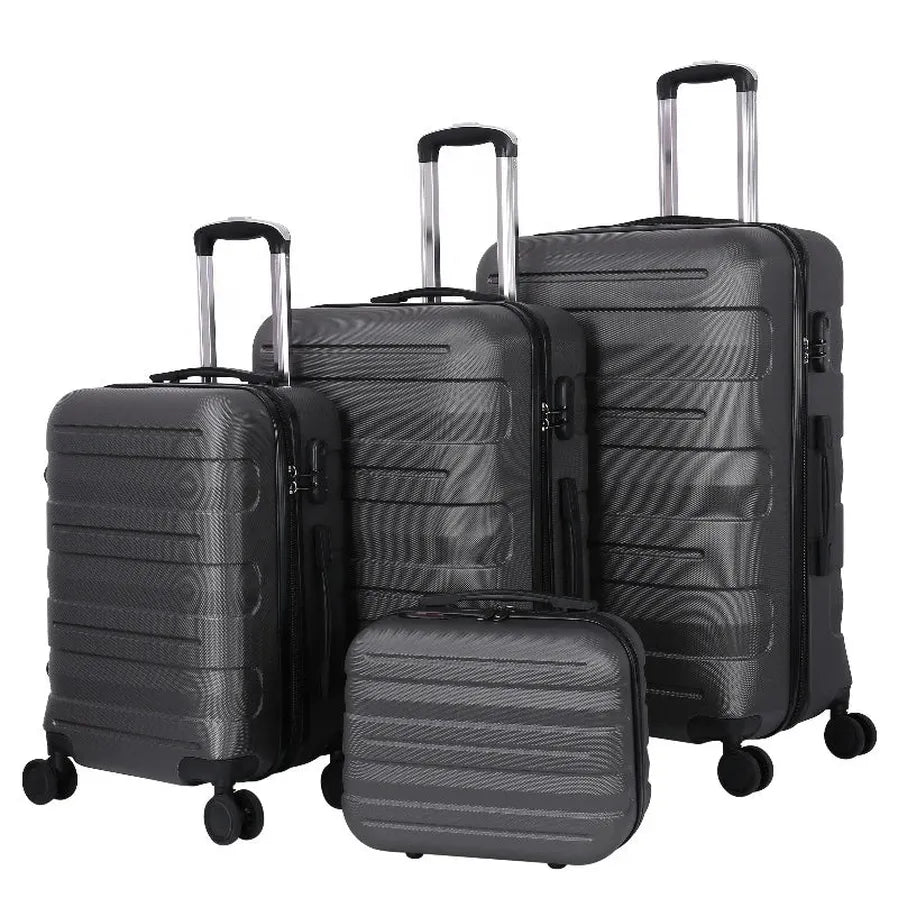 JMT-170570 Spacious ABS Trolley Luggage Set - 20, 24, and 28 Inch Expandable Suitcases for Travel