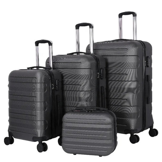 JMT-170570 Spacious ABS Trolley Luggage Set - 20, 24, and 28 Inch Expandable Suitcases for Travel