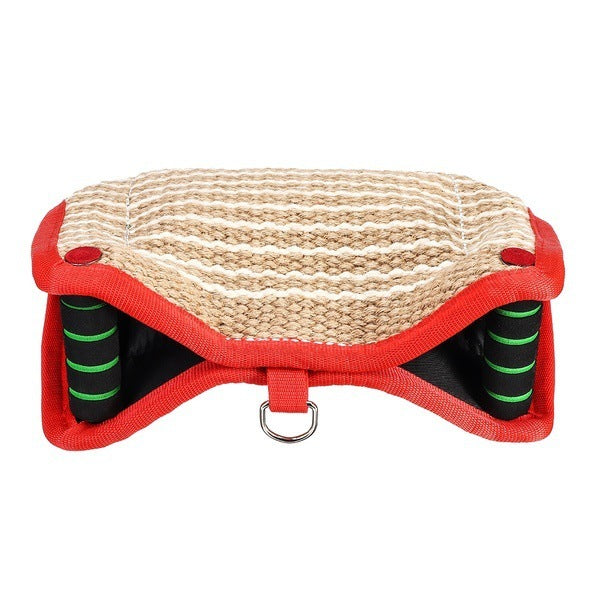 JMT-170826 Hemp Bite Pillow for Dog Training - Durable Whole Hemp Material, 300x200x120mm, 0.7kg