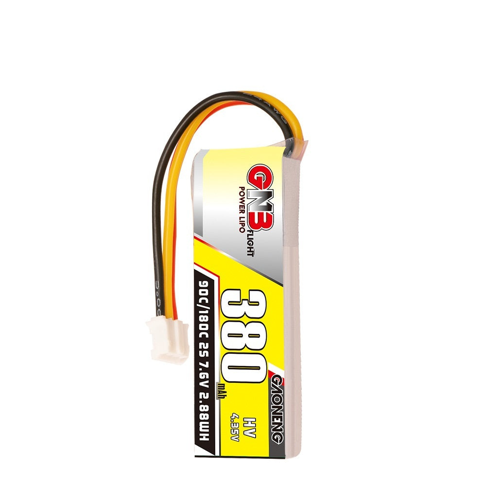 JMT-171018 High Burst 380mAh 2S 7.6V 90C Lithium Polymer Battery for Racing Drones and RC Cars