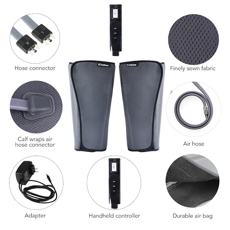 JMT-171082 Leg Air Massager with Heating Function and Adjustable Modes for Calf and Foot Therapy