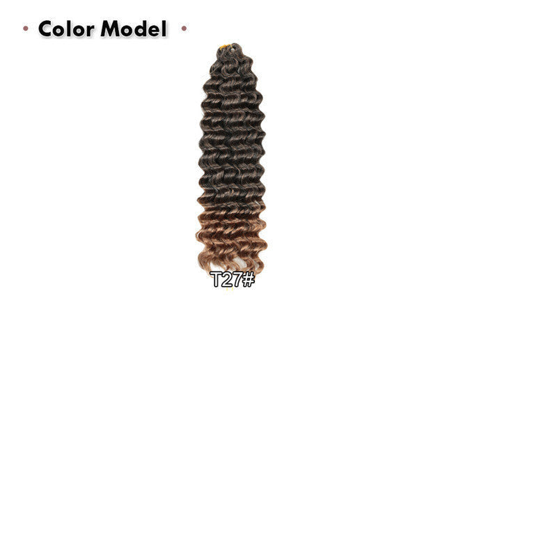 JMT-171210 22 Inch Deep Twist Water Wave Wig in Various Colors for Women