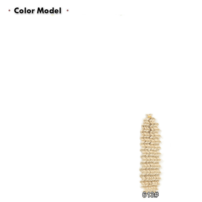 JMT-171210 22 Inch Deep Twist Water Wave Wig in Various Colors for Women