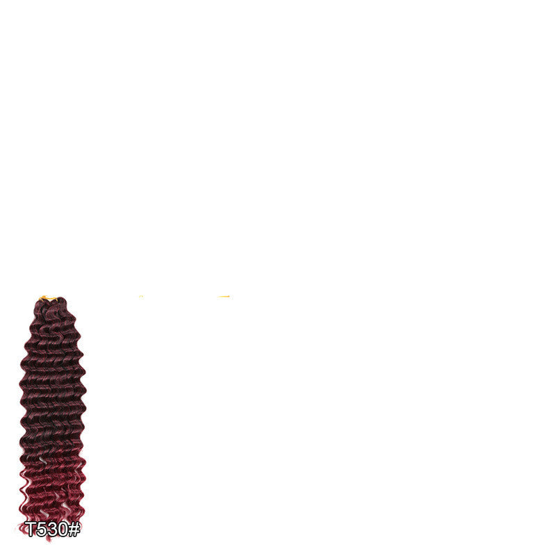 JMT-171210 22 Inch Deep Twist Water Wave Wig in Various Colors for Women