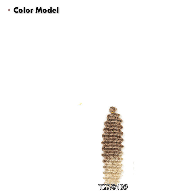 JMT-171210 22 Inch Deep Twist Water Wave Wig in Various Colors for Women