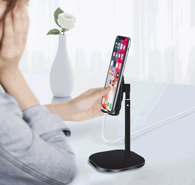 JMT-171850 Desktop Mobile Phone Stand - Durable ABC Material for Convenient Hands-Free Use