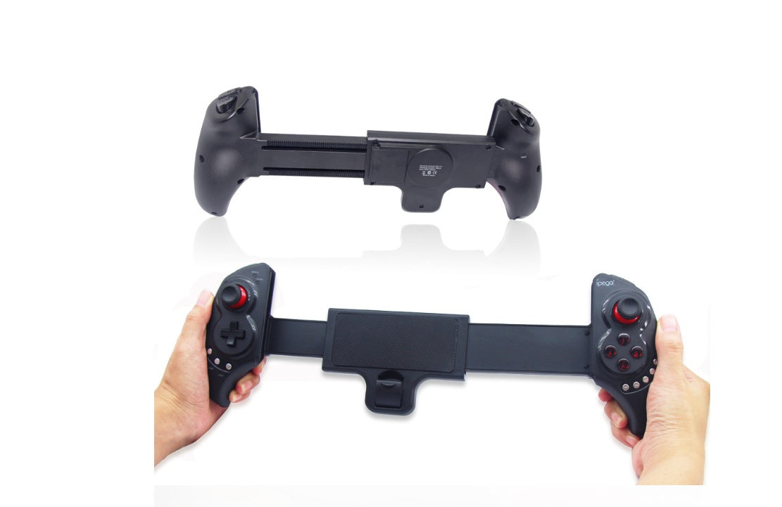 JMT-171850 Wireless Bluetooth Game Controller with Telescopic Stand for Mobile Devices and Tablets, Compatible with Android and iOS