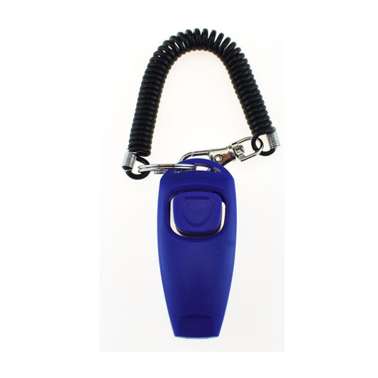 JMT-171978 Two-in-One Dog Training Clicker and Whistle with Adjustable Bracelet in Multiple Colors