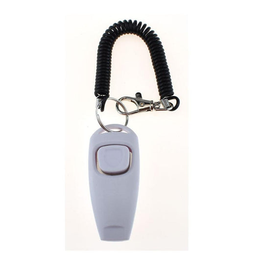 JMT-171978 Two-in-One Dog Training Clicker and Whistle with Adjustable Bracelet in Multiple Colors