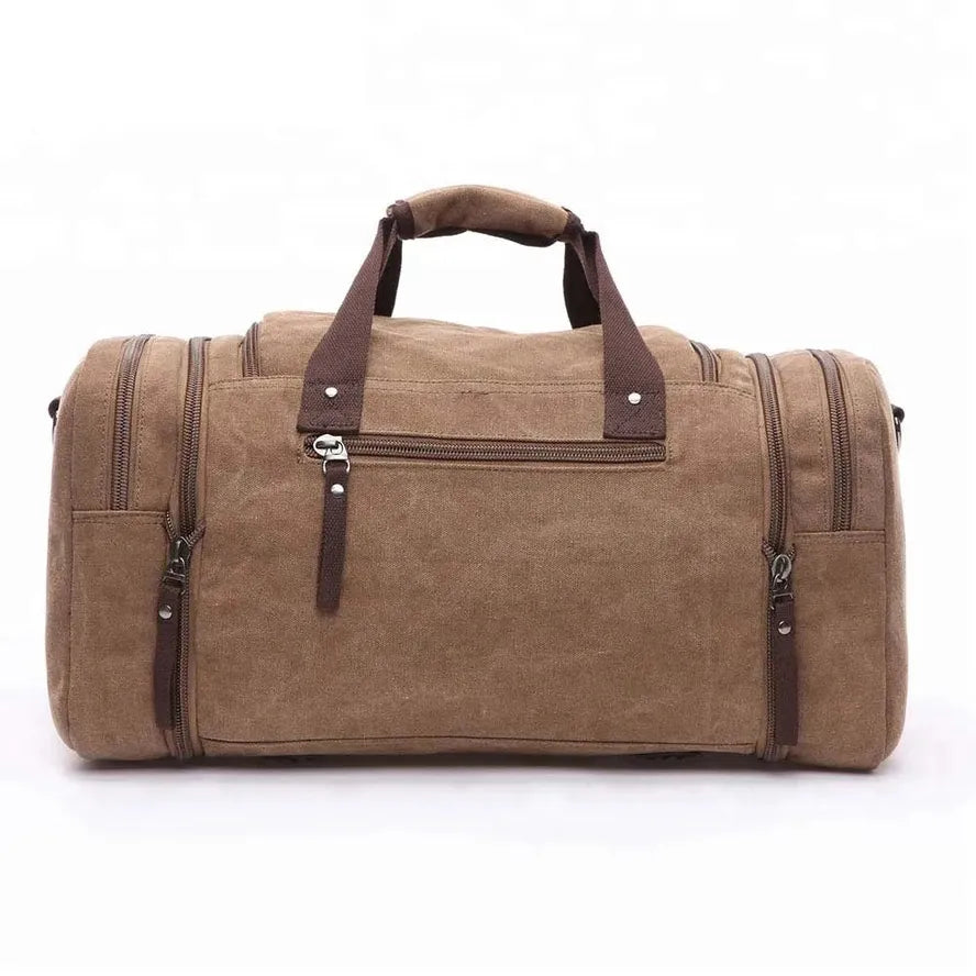 JMT-172234 Stylish Large Capacity Canvas Travel Tote Bag - Waterproof Luggage Duffel Bag