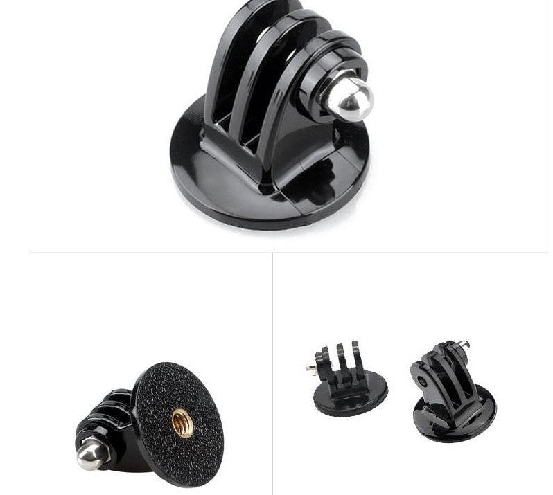 JMT-172362 Universal Action Camera Accessory Kit with Suction Cup, Mounts, Grips, and Carry Case