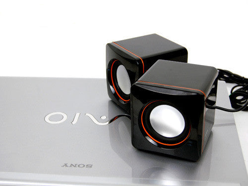 JMT-172490 Compact Model 700B Square Computer Speakers for Enhanced Audio Experience