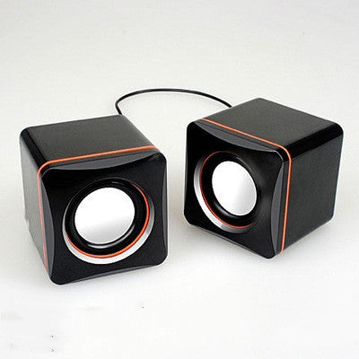 JMT-172490 Compact Model 700B Square Computer Speakers for Enhanced Audio Experience