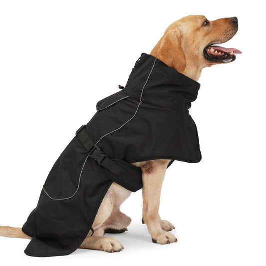 JMT-172618 Warm Military-Style Dog Coat in Cotton - Available in Sizes XS to XXL