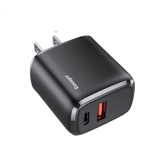 JMT-172682 20W Fast Charge Adapter with Dual Output Ports for USB and Type-C Devices
